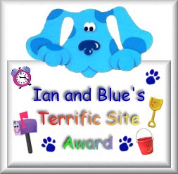 Ian and Blue's Terrific Site Award