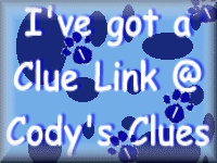 I've got a Clue Link at Cody's Clues!
