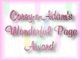 Corey and Adam's Award