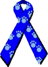 Support Blue's Clues On The Web Paw Ribbon